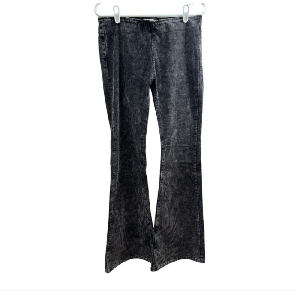 Newbury Kustom Black Savannah Corduroy Bell Bottoms Size S Tried On ONLY